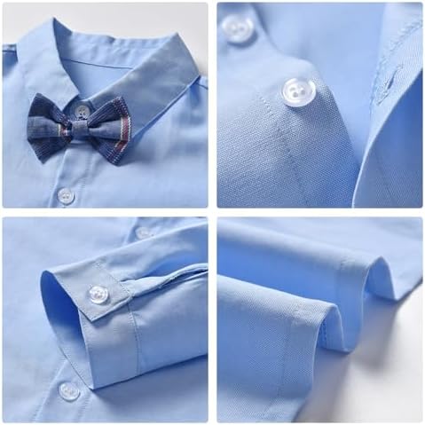 Volunboy Toddler Formal Set with Bowtie and suspenders