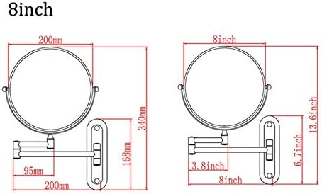 FOLDING Vanity Mirror