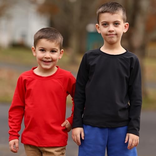 Big Elephant 2-Piece Compression Thermal Long Sleeve Baseball Undershirt