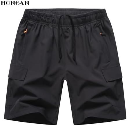 HONCAN Boys Cargo Short Quick Dry Hiking Shorts