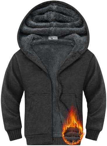Kids Teens Boys Fleece Jacket