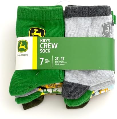 John Deere Kids Truck Socks Crew
