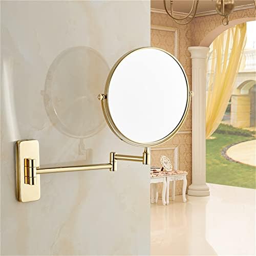 NOVOCE Makeup Mirror 8 Inch Adjustable 3X Foldable Wall Mount