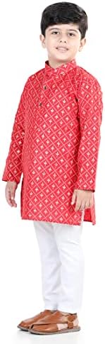 BownBee Kids Cotton Kurta Pajama Set for Boys
