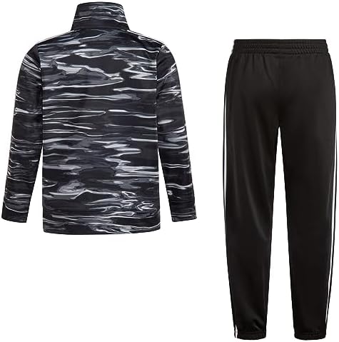 Adidas Boys Little Tricot Jacket Pant Set - 3T