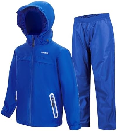 All-Day Waterproof Wet Look rain jacket for kids
