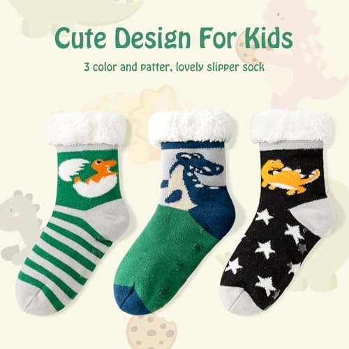 Caudblor Kids Slipper Socks Cozy Perfect for Winter
