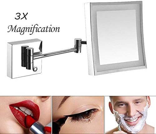 Wall-Mounted 3-in-1 Vanity Mirror