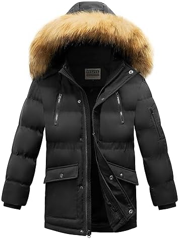 Unload the cold WULFUL boys winter coat keeps them warm dry Skidex