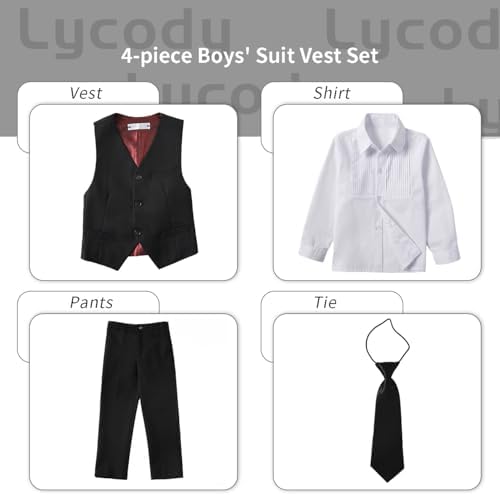 Perfect Boys Formal Vest Set for Weddings and Parties