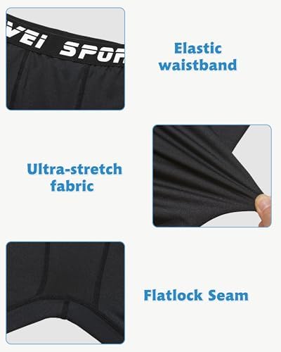 MIVEI Kids Compression Pants for Sports