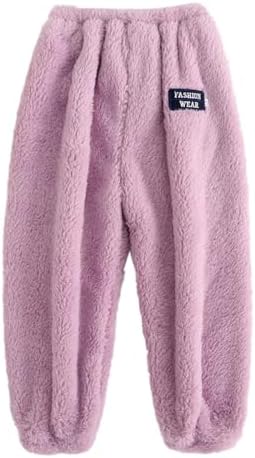 Corduroy Pants for Kids Boys - Wide Leg Comfy Elastic