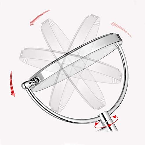 FUDGIO LED Wall Mounted Makeup Mirror 3X Magnification