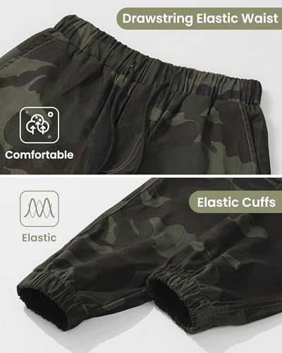 Comfy Camo Cargo Joggers for Boys