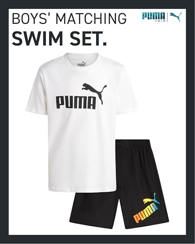 PUMA Boys Swim Set Essential Swimwear for Big Boys