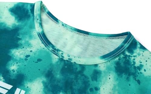 Tebbis Cozy Pajama Set for Kids Trendy Tie-Dye Noise