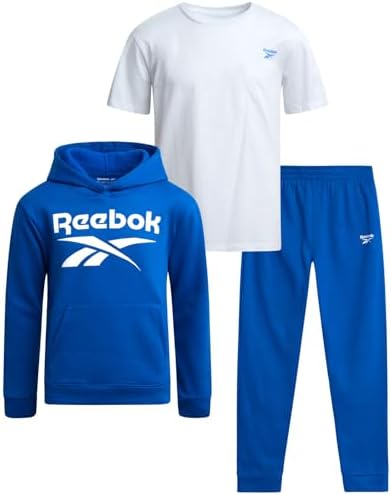 Reebok Boys Active Activate Set Pullover Jogger T-Shirt Perfect for Action