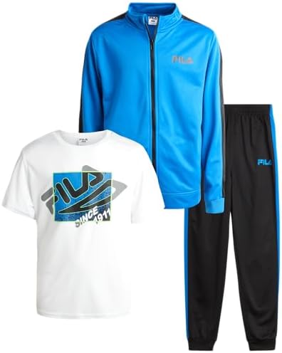 boys Fila tracksuit set with performance features for daily wear