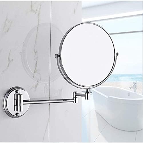 8-inch Chrome 3x Magnifying Wall-Mounted Vanity Mirror