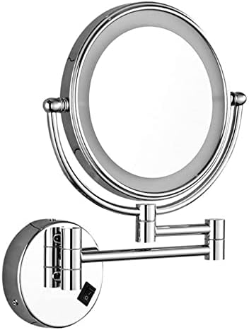 FUDGIO 8-inch LED Wall-Mounted Makeup Mirror