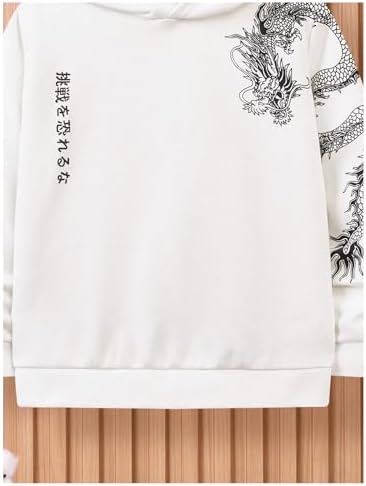 GORGLITTER Dragon Print Hoodie
