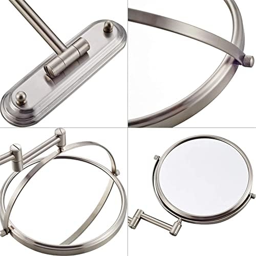 Luxury Wall-Mounted Makeup Mirror Double Sided Shaving Cosmetic Vanity