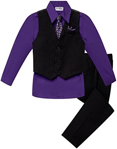Highest Quality Pinstripe Vest Suit Set for Baby and Big Boy