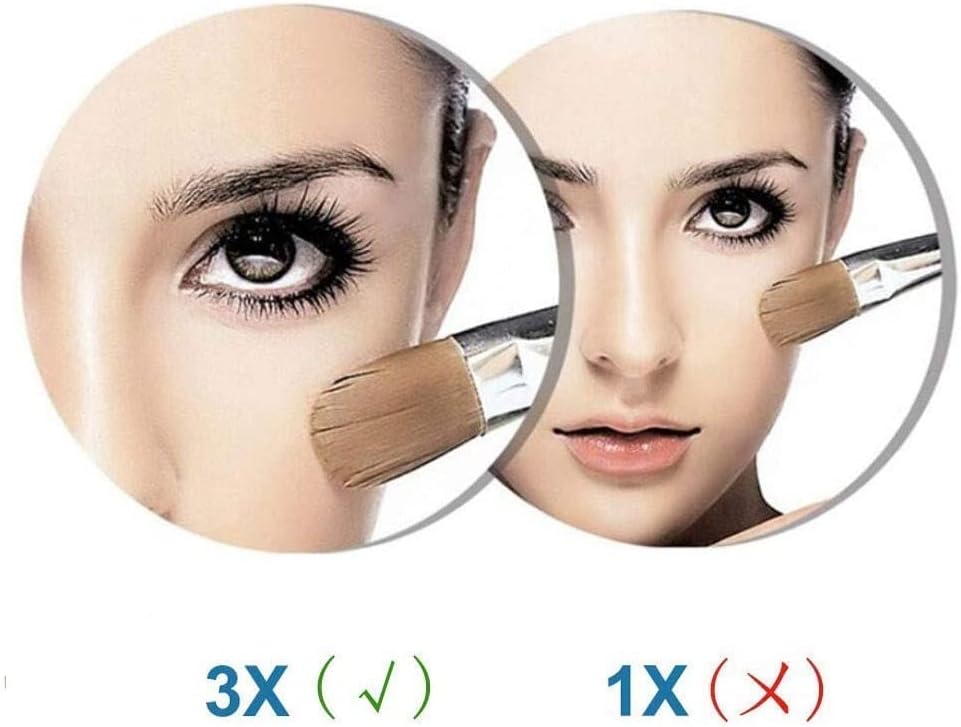 Stylish Double-Sided Vanity Mirror for Makeup and Shaving