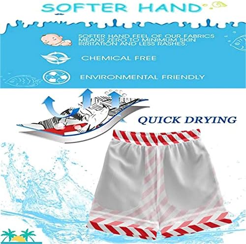 Stylish Comfortable UPF 50 Swim Trunks for Boys