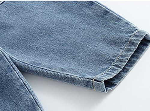 Cute Elastic Waist Jeans for Kids
