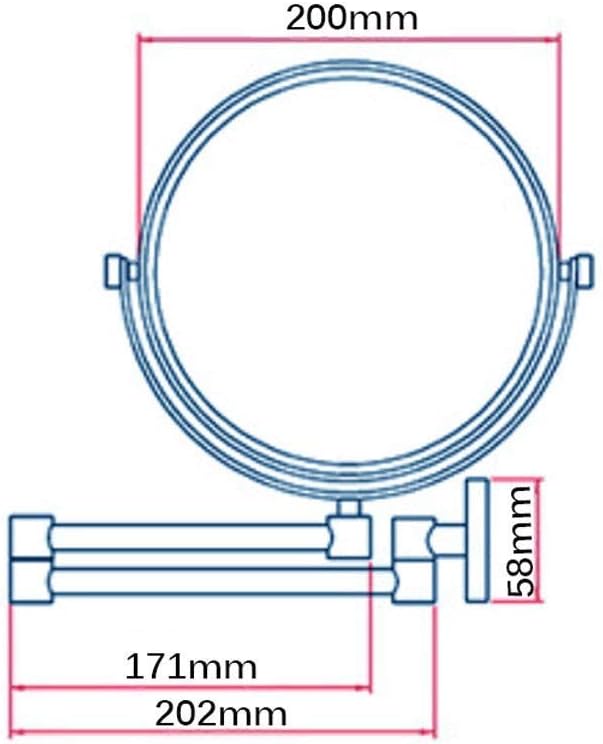 8-Inch Double-Sided Vanity Mirror