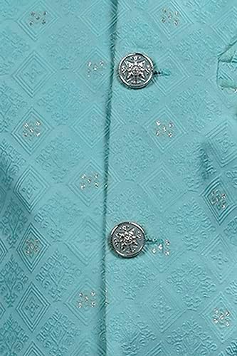 Perfect for Boys Luxurious Silk Blend Set Ethnic Modern Style