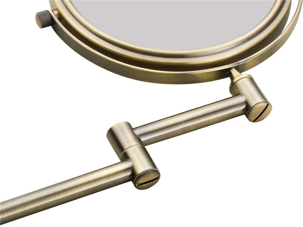 Sturdy Adjustable Makeup Mirror Wall-Mounted