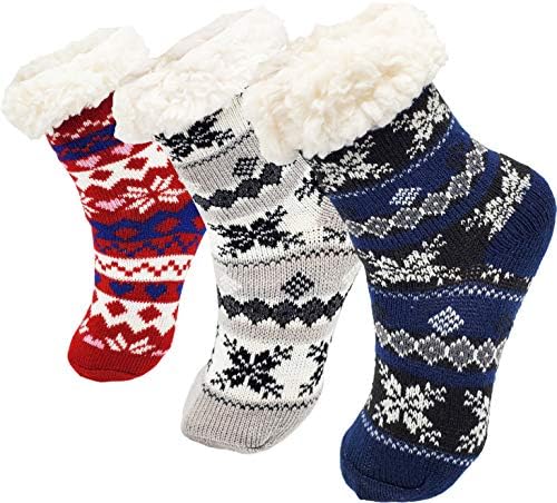 Fluffy Thermal Kids Socks Cute Christmas Gift
