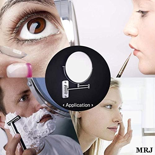 LCARY 3X Wall-Mounted Makeup Mirror