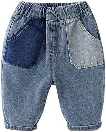 Cute Elastic Waist Jeans for Kids