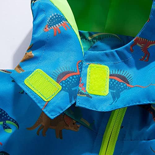 boys rain jacket waterproof Kids jacket - Detachable Hood Lightweight Windproof