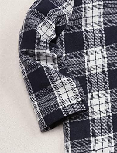 Toddler Boy Plaid Hoodie Sweatpants Set