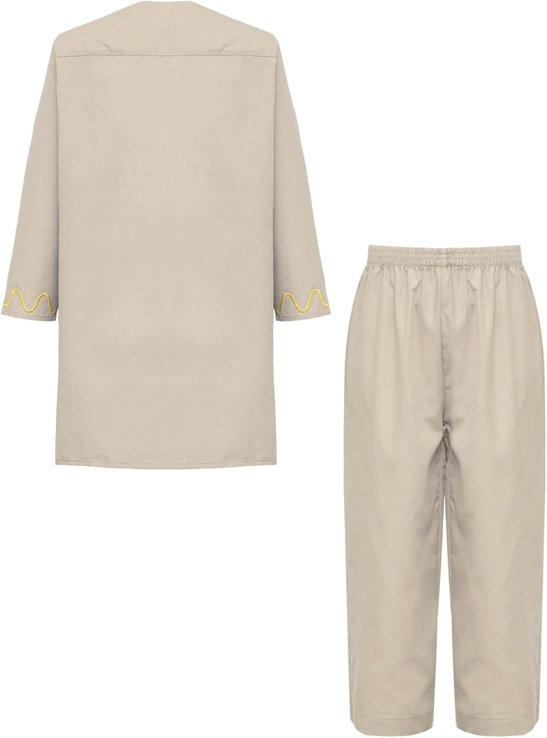 Boys Kaftan Set with Embroidered Top and Pants for Middle East Wear