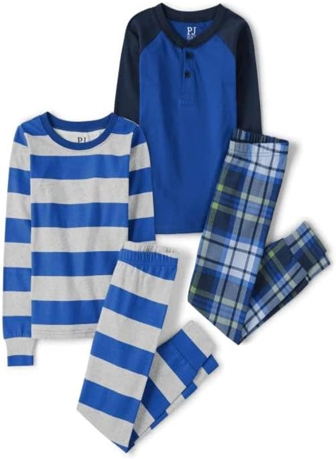 The Childrens Place Boys 2-Piece Cotton Pajama Set 1