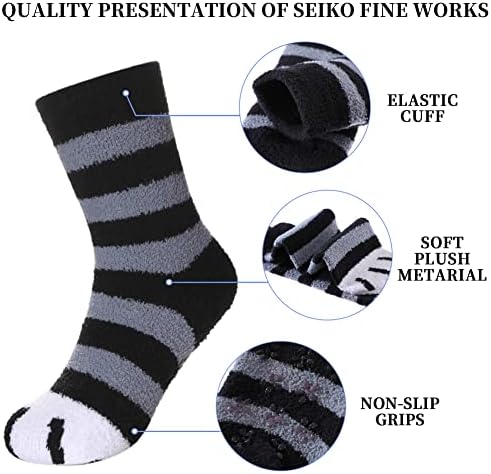 SDBING Crew Socks 6 Pairs Cozy Safe and Fun for Kids