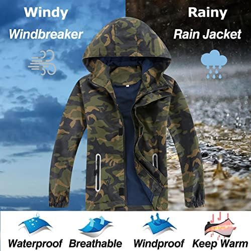 Double-Layer Waterproof Jacket for Kids