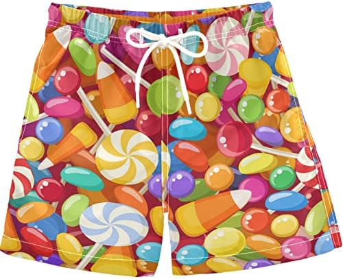visesunny Funny Boys Swim Trunks Toddler Quick Dry Board Shorts