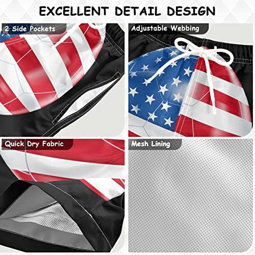 Summer Boys USA Flag Swim Trunks