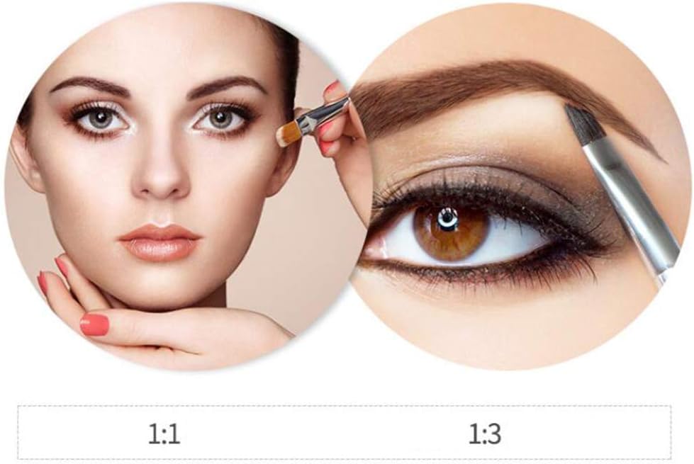 FUDGIO 3X Magnification Double Sided Makeup Mirror