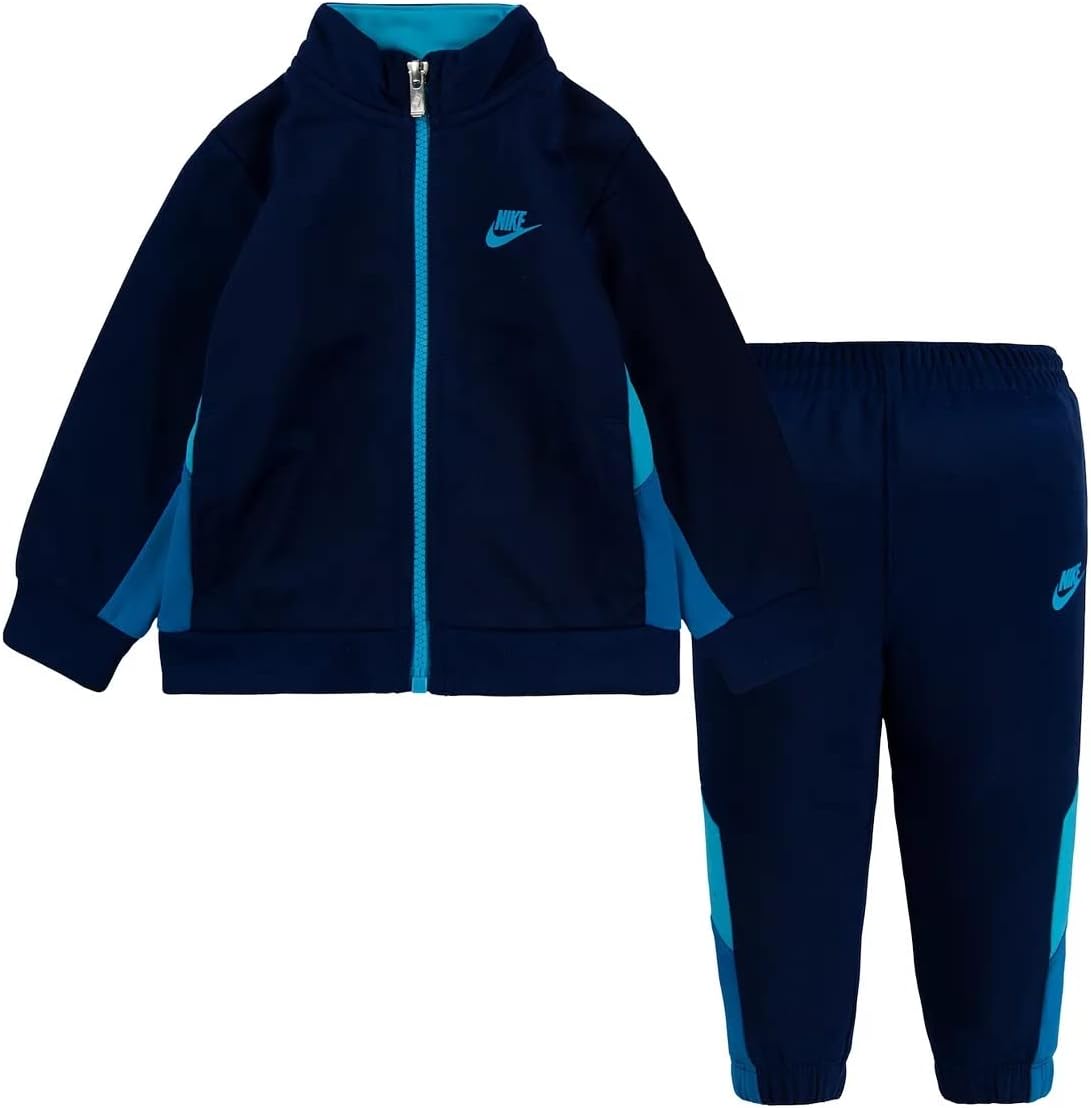 Little Boys Full Zip Tricot Jacket Pants Set