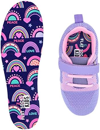No Slip No Stink No Hassle Flat Socks for Kids