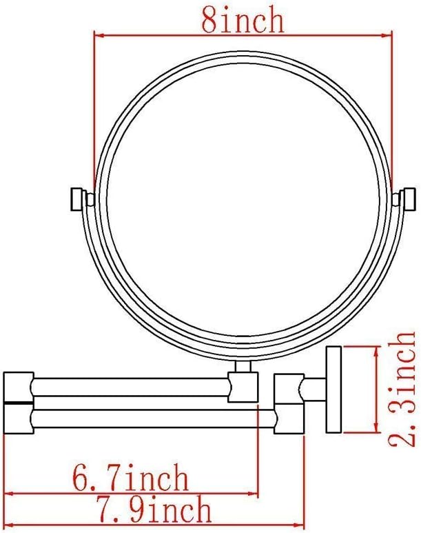 Sturdy Extendable Makeup Mirror