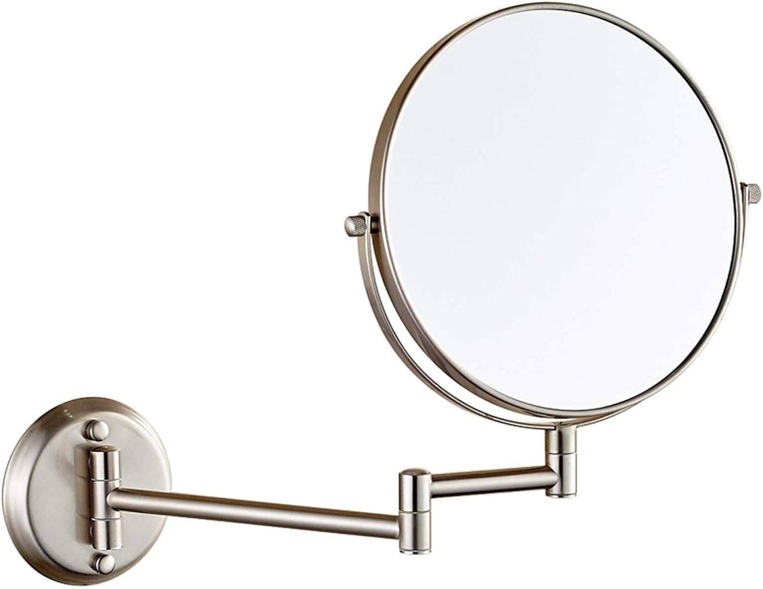 Double-Sided Makeup Mirror 8-Inch Vanity with 10x Magnification