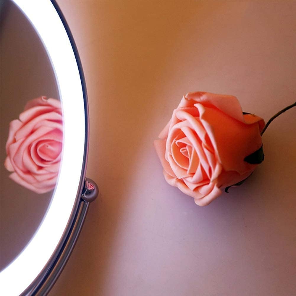 Zirconium Gold Vanity Mirror with 7X Magnification